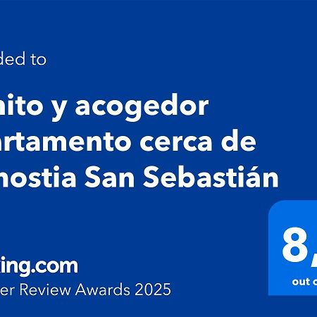 Bonito Y Acogedor Apartamento Cerca De Donostia San Sebastian เลโซ ภายนอก รูปภาพ